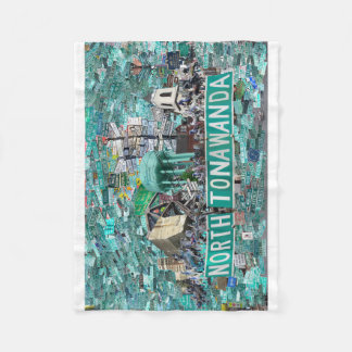 The Streets of North Tonawanda NY  Fleece Blanket