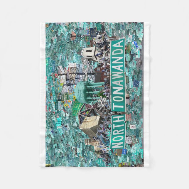 The Streets of North Tonawanda NY  Fleece Blanket (Front)