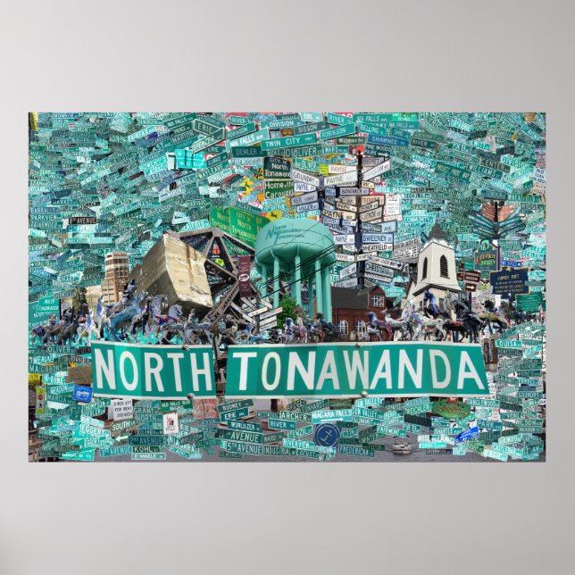 The Streets of North Tonawanda NY  Poster (Front)
