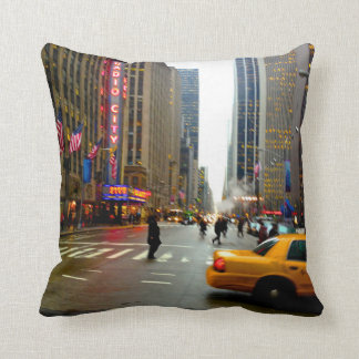 The Streets Of NYC Cushion