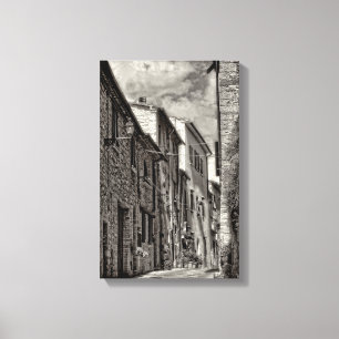 The streets of Volterra - Italy Canvas Print