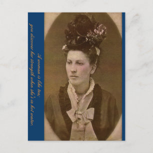 The Strength of a Woman Postcard