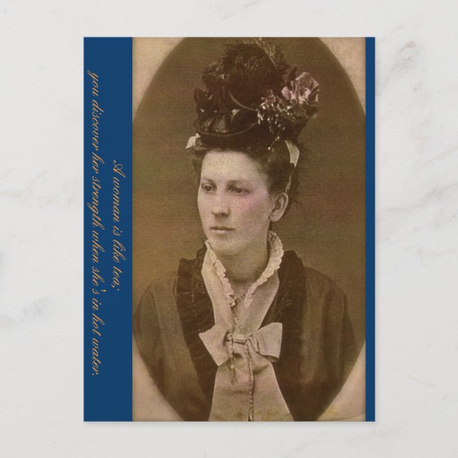 The Strength of a Woman Postcard (Front)