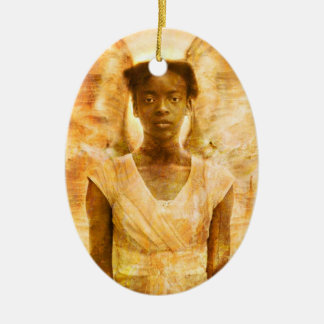 The Strength of Angels Ceramic Tree Decoration