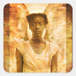 The Strength of Angels Square Sticker