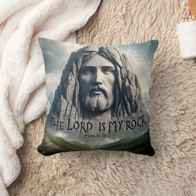 The Strength of My Salvation The Lord Is My Rock Cushion (Blanket)