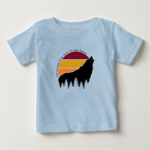 The Strength of the Wolf is the Pack Retro Baby T-Shirt