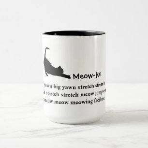 The Stretch: Meow-ku Cat Mug