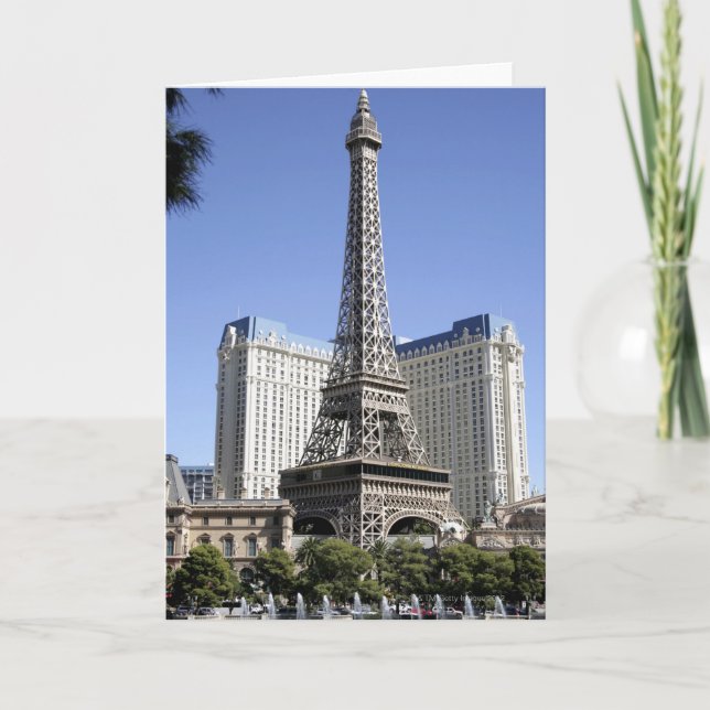The Strip, Paris Las Vegas, Luxury Hotel Card (Front)