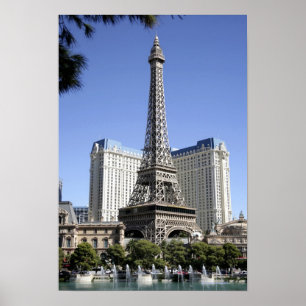 The Strip, Paris Las Vegas, Luxury Hotel Poster