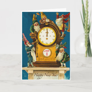 The Stroke of Midnight Holiday Card