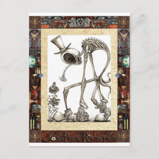 The stroll framed postcard