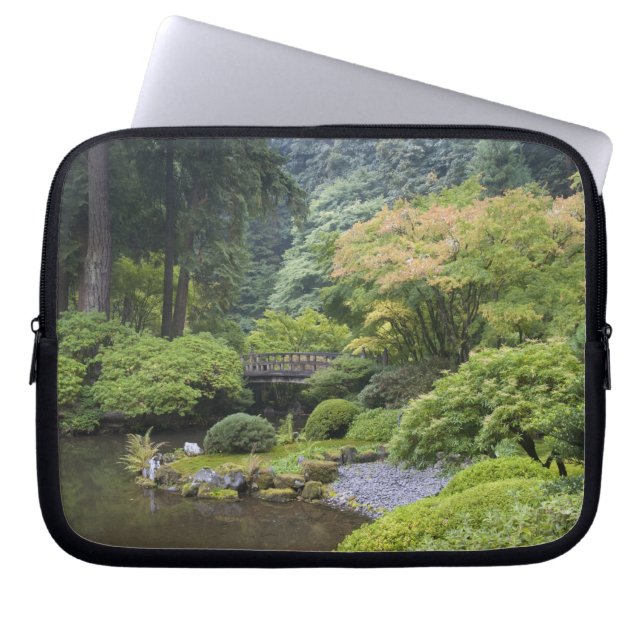 The Strolling Pond with Moon Bridge Laptop Sleeve (Front)