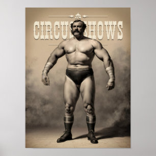 The Strong Man - 12 x 16 Poster