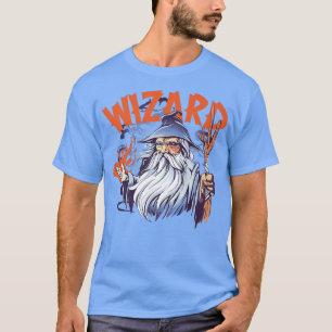 The Strong Old Wizard Magical Power Wizard  T-Shirt