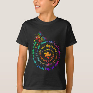 The Strongest People Butterfly Autism Awareness T-Shirt
