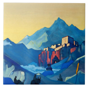 “The Stronghold of the Spirit” by Nicholas Roerich Tile