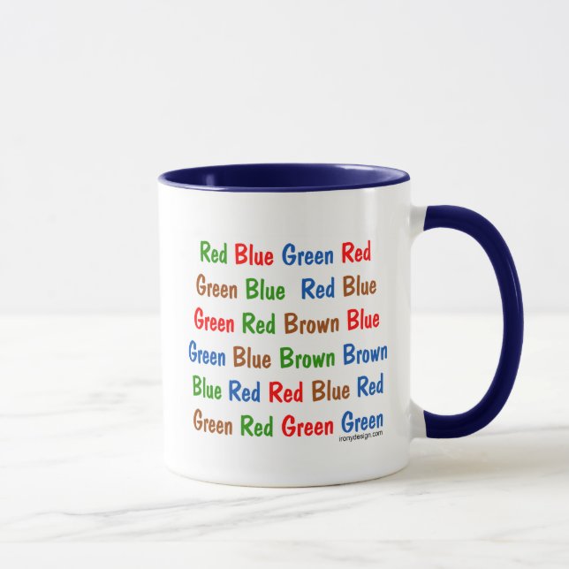 The Stroop Test Mug (Right)