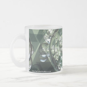 The Structure of apatite Frosted Glass Coffee Mug