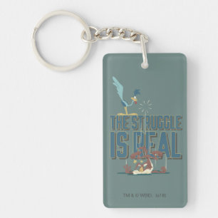 The Struggle Is Real ROAD RUNNER™ & Wile E. Coyote Key Ring