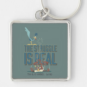 The Struggle Is Real ROAD RUNNER™ & Wile E. Coyote Key Ring