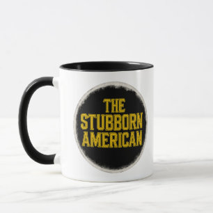 The Stubborn American Bold Emblem mug