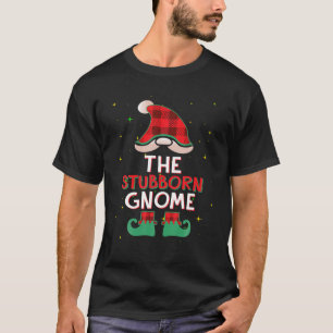 The Stubborn Gnome Matching Group Christmas Holida T-Shirt