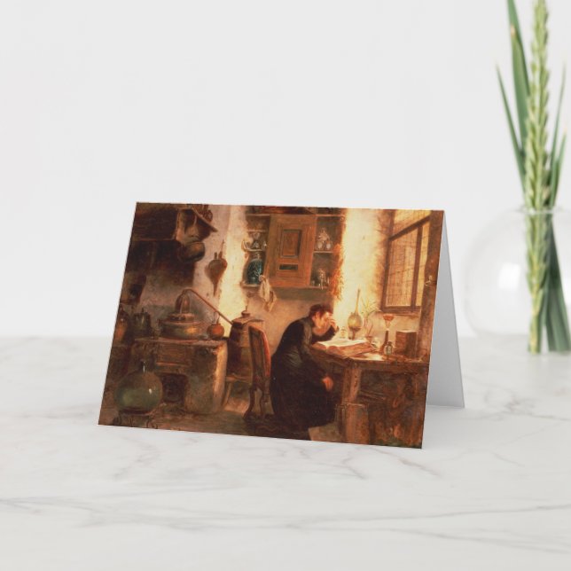 The student of chemistry and pharmacy card (Front)