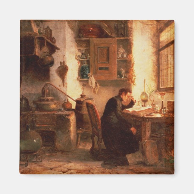 The student of chemistry and pharmacy magnet (Front)