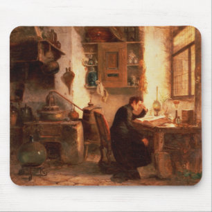 The student of chemistry and pharmacy mouse mat