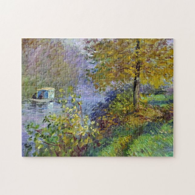 The Studio Boat by Claude Monet Puzzle (Horizontal)