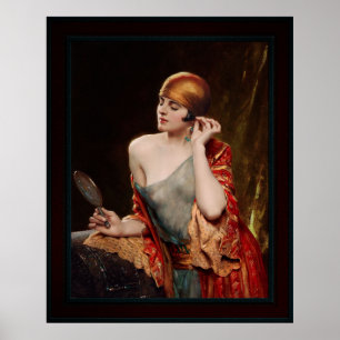 The Studio Mirror by Albert Henry Collings Poster
