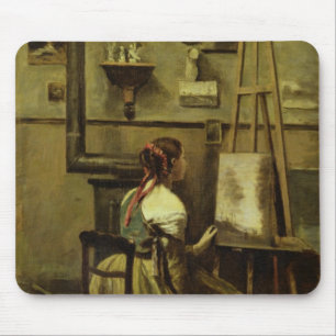 The Studio of Corot Mouse Mat