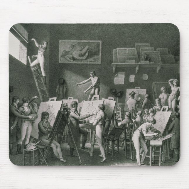 The Studio of Jacques Louis David Mouse Mat (Front)