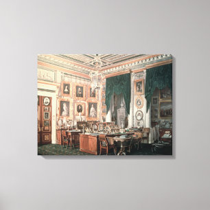 The Study of Alexander III at Gatchina Palace Canvas Print