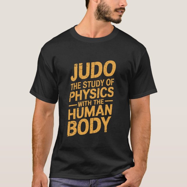 The Study of Physics with The Human Body, Karate F T-Shirt (Front)