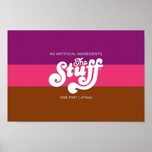 The Stuff  Horror Movie Poster (Front)