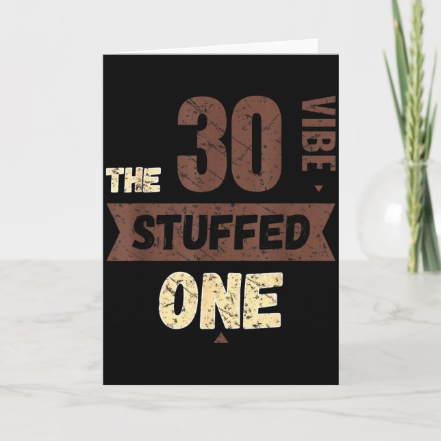 The Stuffed One _ Fall Family Couple Friends – Vib Card (Front)