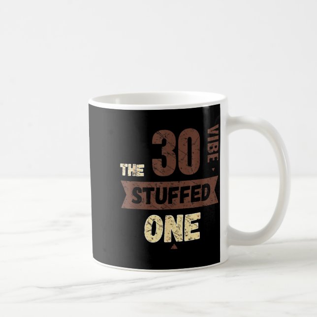 The Stuffed One _ Fall Family Couple Friends – Vib Coffee Mug (Right)