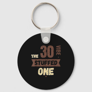 The Stuffed One _ Fall Family Couple Friends – Vib Key Ring