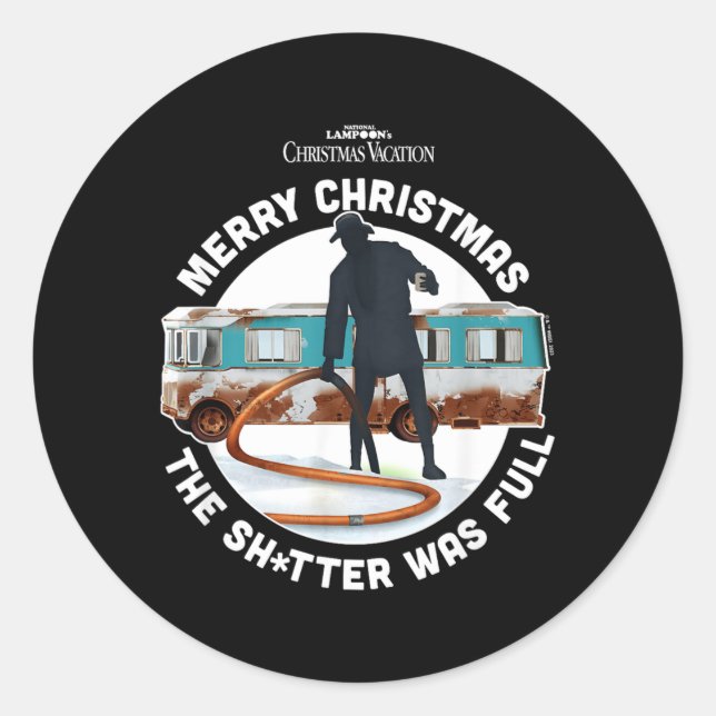 The Stuffter Was Full Classic Round Sticker (Front)