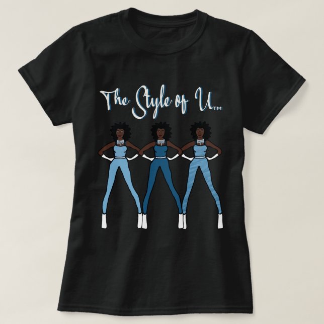 The Style of U ( Blue Topaz) T-Shirt (Design Front)