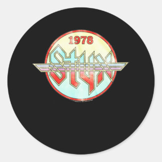 The STYX Band Top Music Lover Gift For Fan Classic Round Sticker