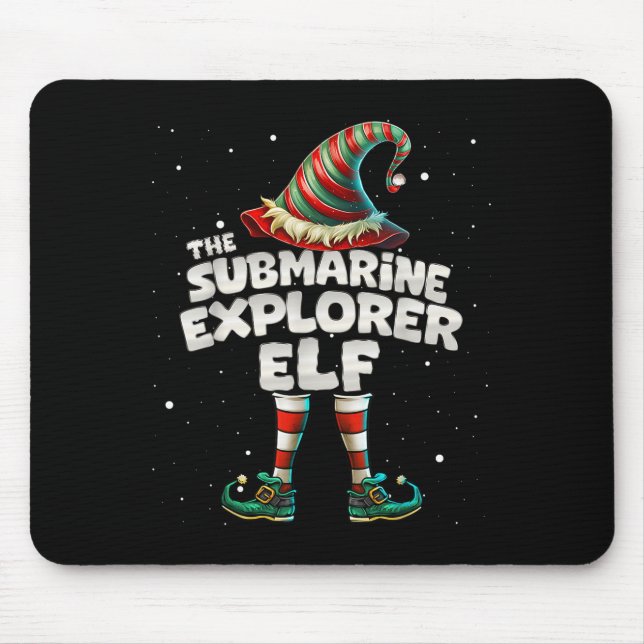 The Submarine Explorer Elf Family Matching Group C Mouse Mat (Front)