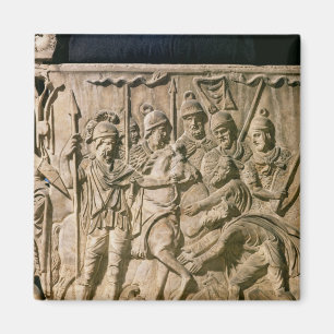 The submission of a barbarian to a Roman troop Magnet