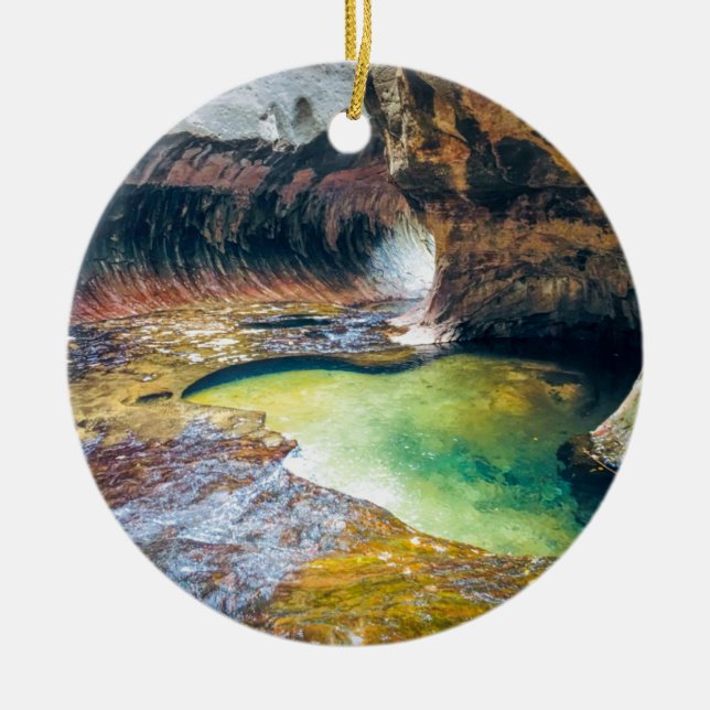 The Subway Ceramic Tree Decoration (Front)