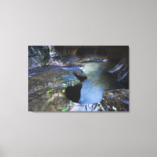 The Subway slot canyon Canvas Print