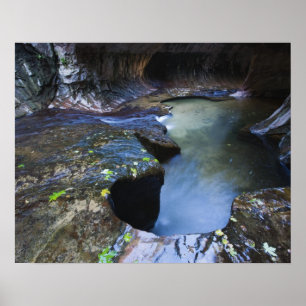 The Subway slot canyon Poster