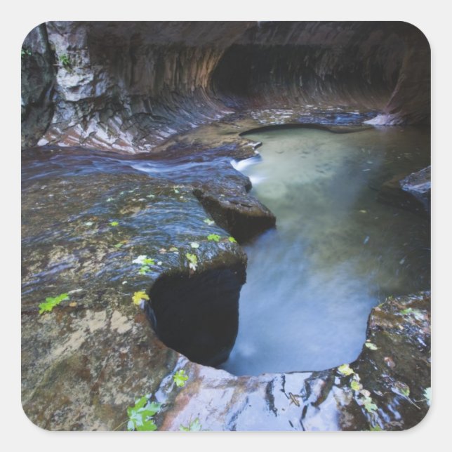 The Subway slot canyon Square Sticker (Front)