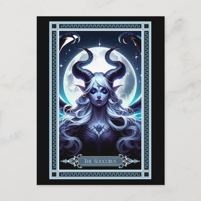 The Succubus Tarot Card (Front)